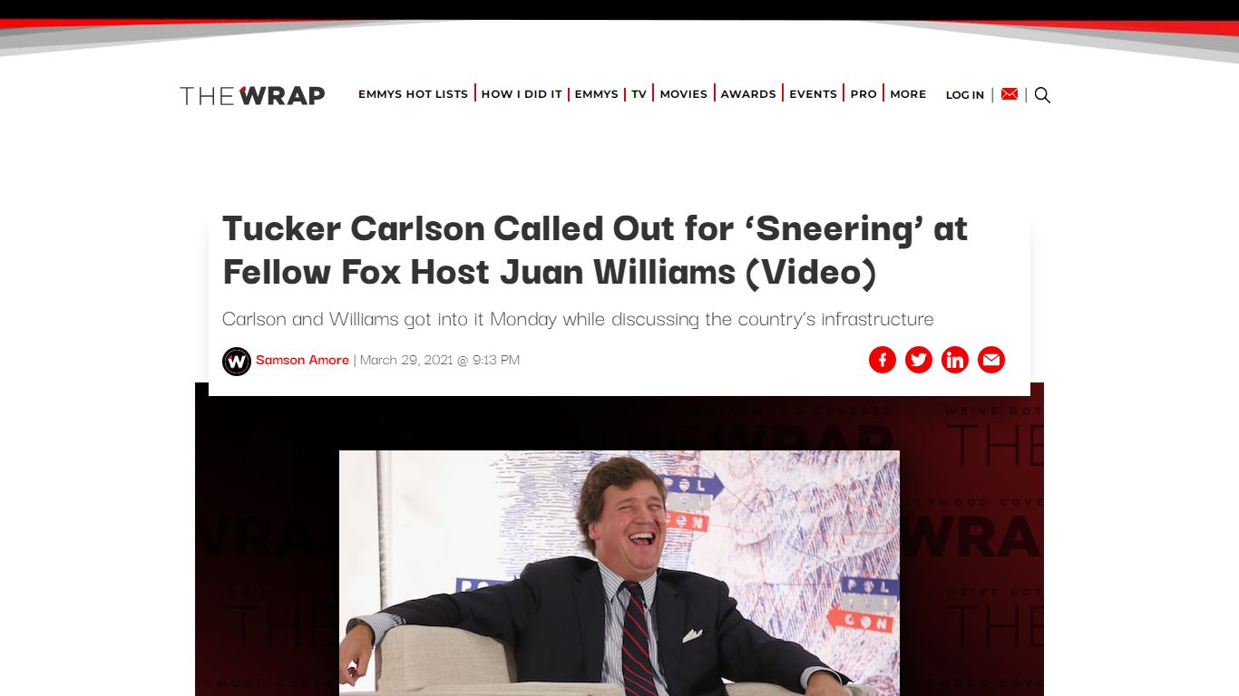 Tucker Carlson Called Out for 'Sneering' at Fellow Fox Host Juan ...